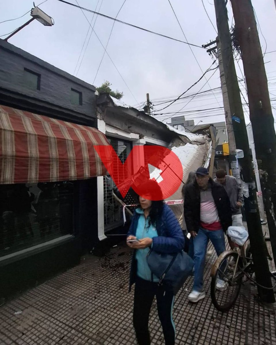 La mamposter&iacute;a ca&iacute;da en San Antonio de Padua.