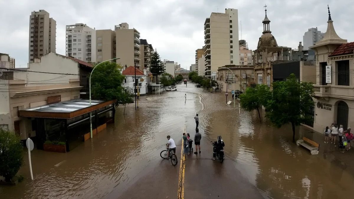 Temporal en Bah&iacute;a Blanca.