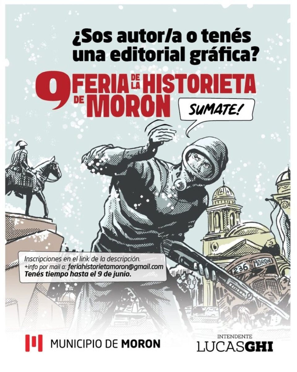 Llega la 9&deg; Feria de la Historieta al Oeste: c&oacute;mo anotarse y participar.