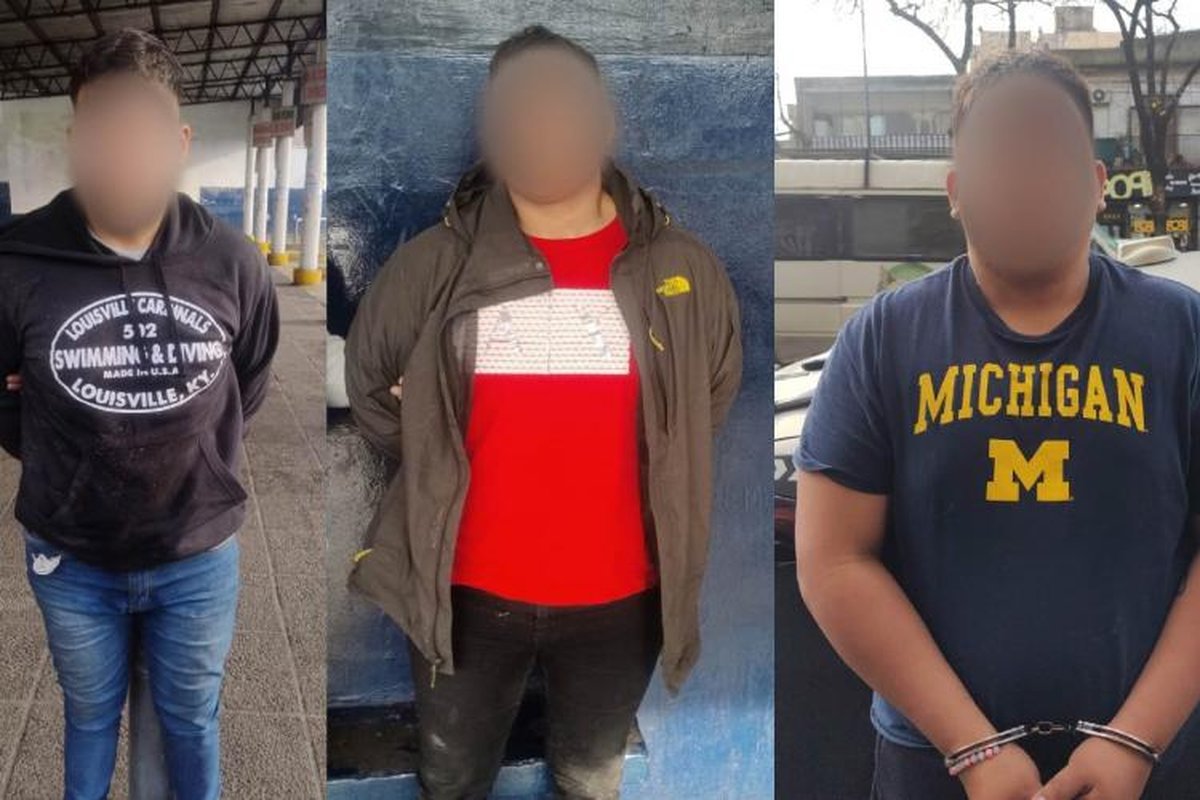 Los tres malhechores atrapados en Lomas del Mirador y Floresta.