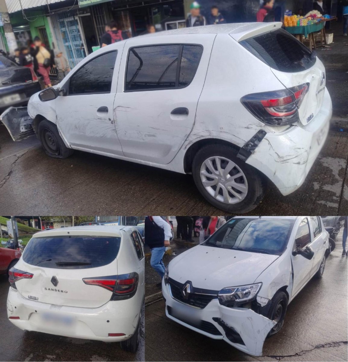 El Sandero robado en Monte Castro.