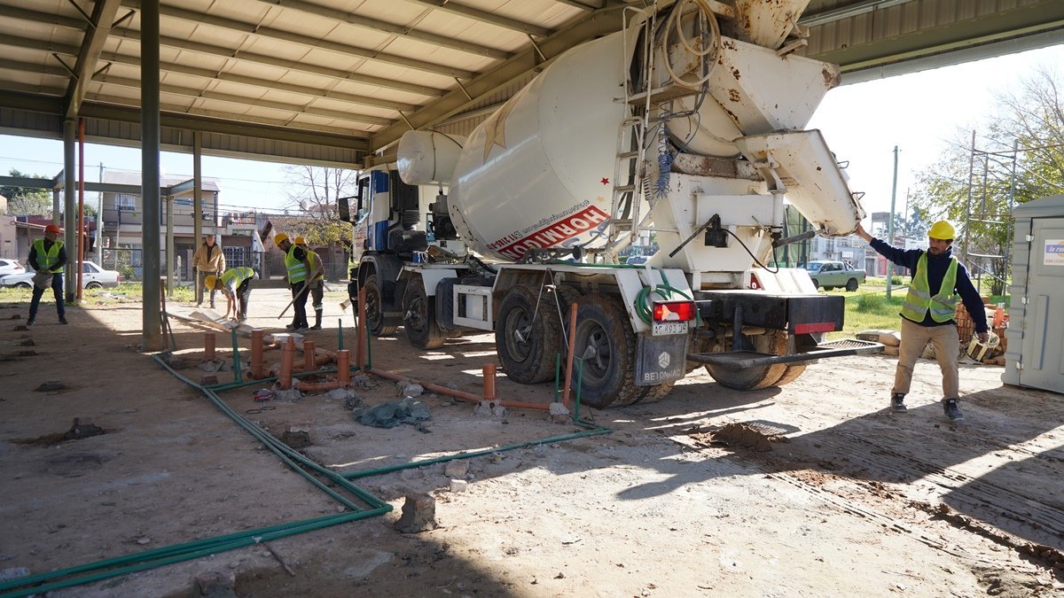 La construcci&oacute;n del hospital de Mariano Acosta.