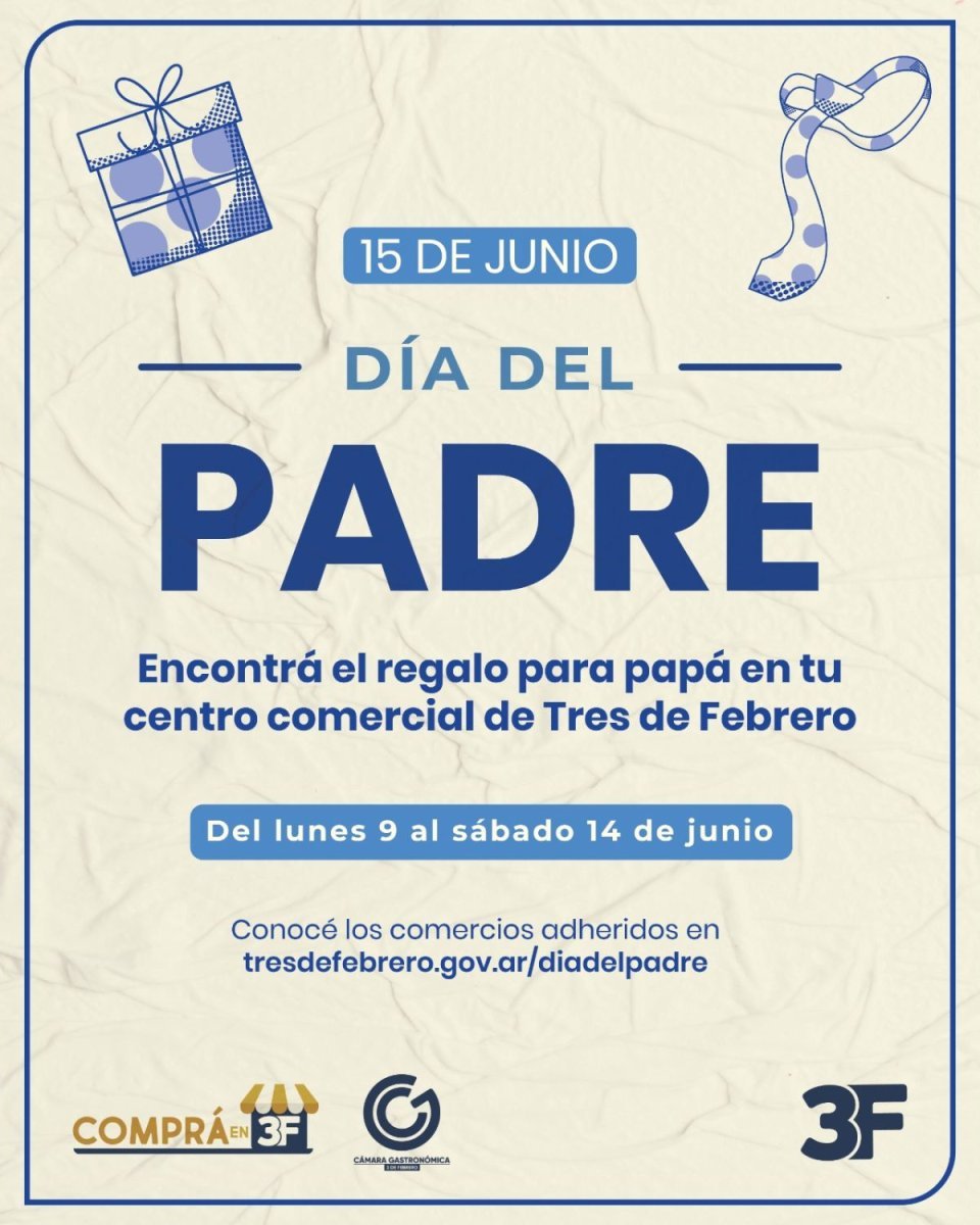 D&iacute;a del Padre en Zona Oeste: el listado de comercios con promociones y descuentos.