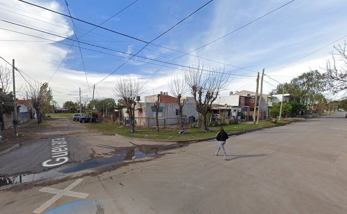 Inmediaciones donde ocurri&oacute; el hecho en Merlo.