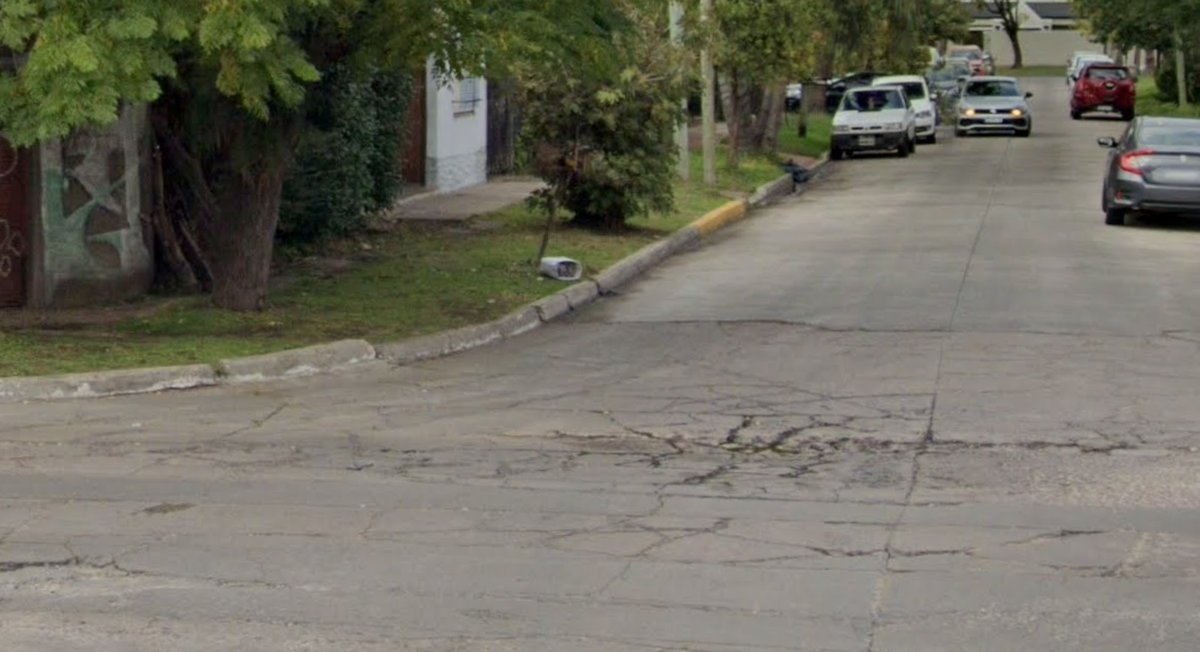 La esquina de Castelar donde sucedi&oacute; el asalto.