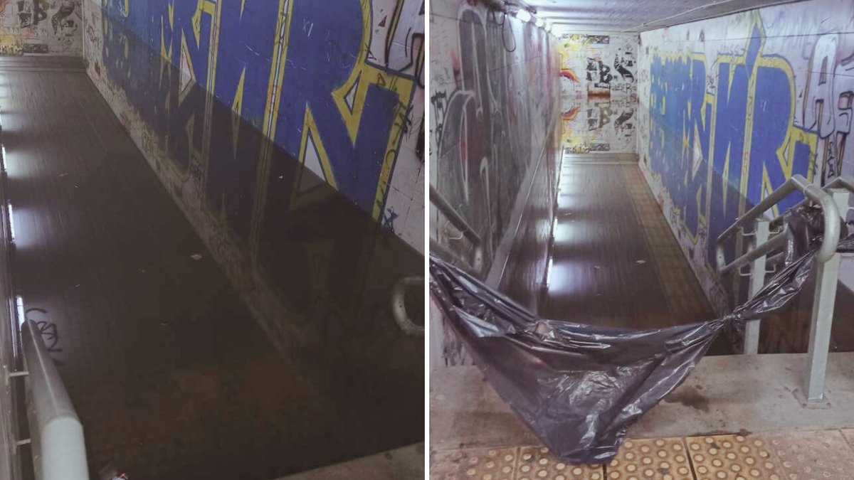 Volvi&oacute; el malestar por el estado del t&uacute;nel de Ramos Mej&iacute;a: 