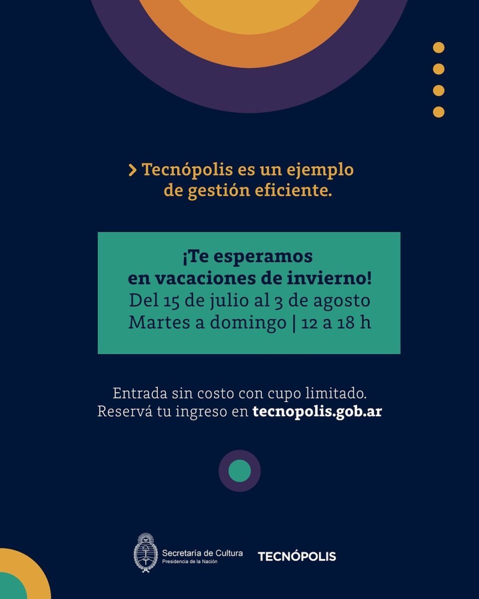 Vacaciones de invierno en Tecn&oacute;polis: c&oacute;mo reservar tu entrada sin cargo y visitarlo.
