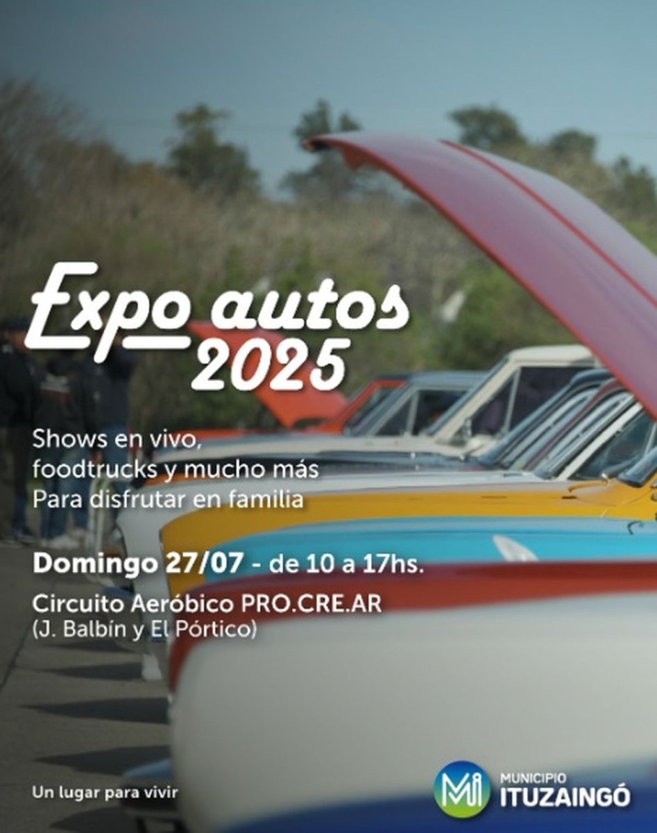 Exposici&oacute;n de autos cl&aacute;sicos en Ituzaing&oacute;