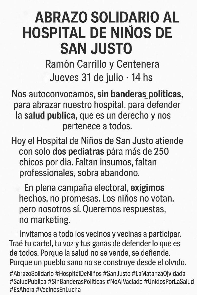 Hospital de Ni&ntilde;os de San Justo