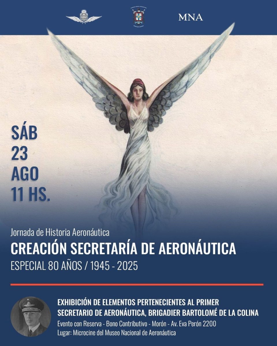 Llega una nueva jornada de Historia Aeron&aacute;utica al Museo de Mor&oacute;n: c&oacute;mo reservar tu lugar.