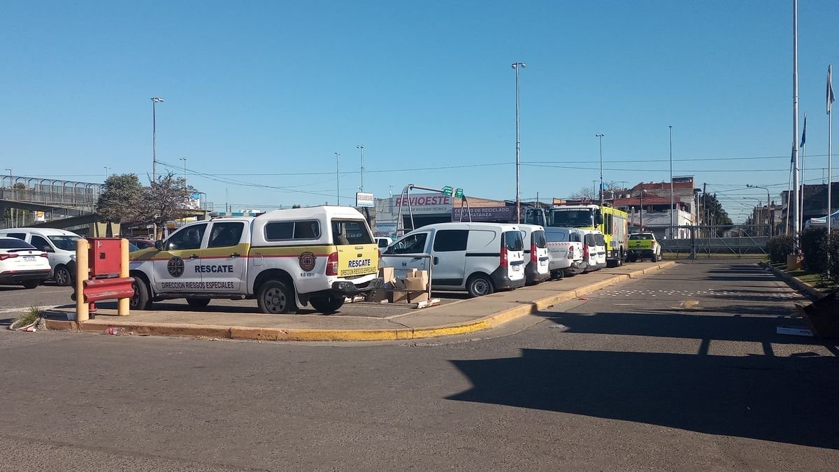 Bomberos presente en el d&iacute;a del ni&ntilde;o de la polic&iacute;a en San Justo