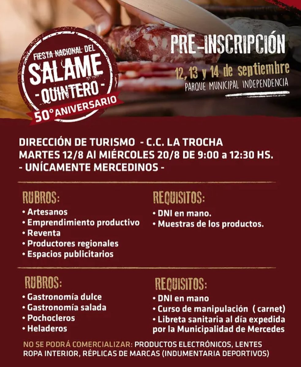 Fiesta Nacional del salame Quintero