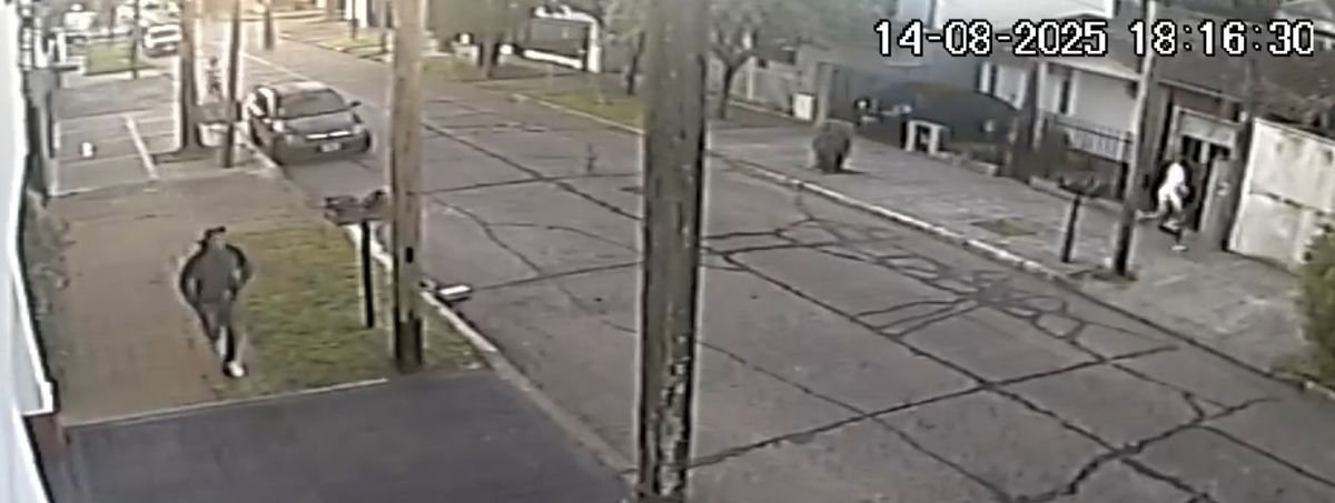 Crimen en Villa Luzuriaga: el momento de la fuga