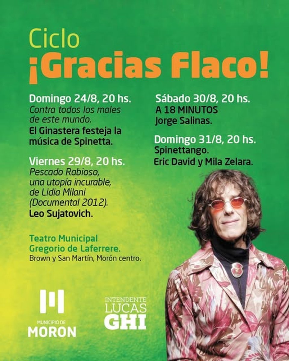 Ciclo de Homenaje a Luis Alberto Spinetta