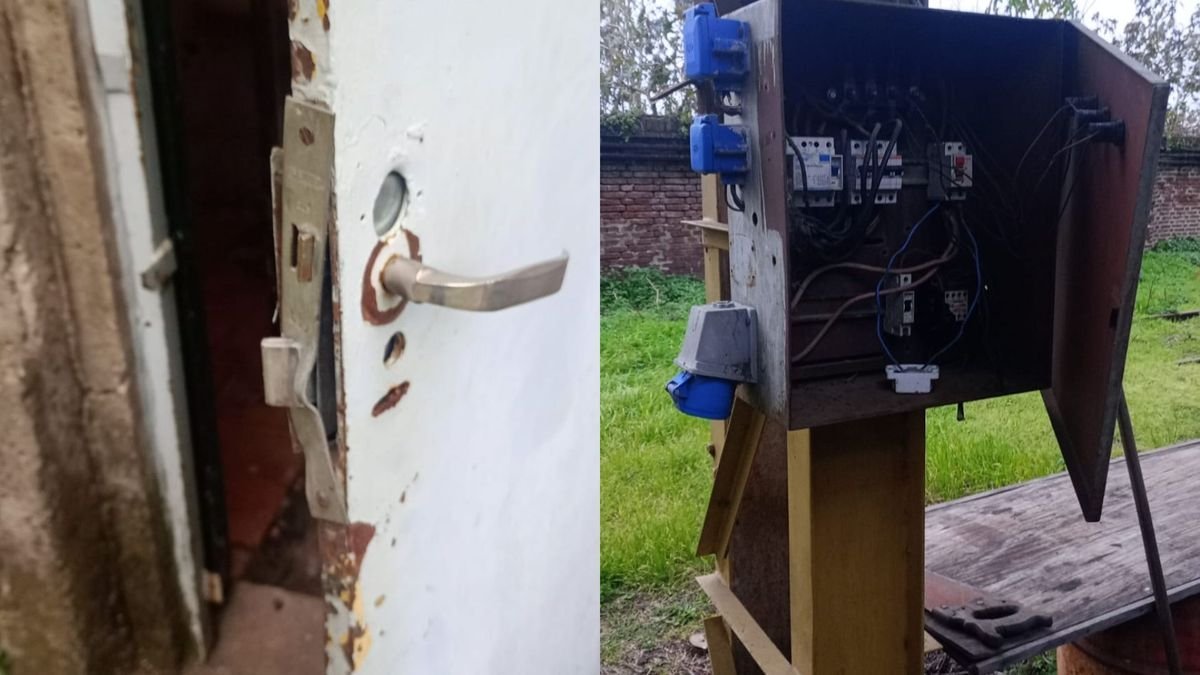 Robo al Museo Ferroviario de Haedo