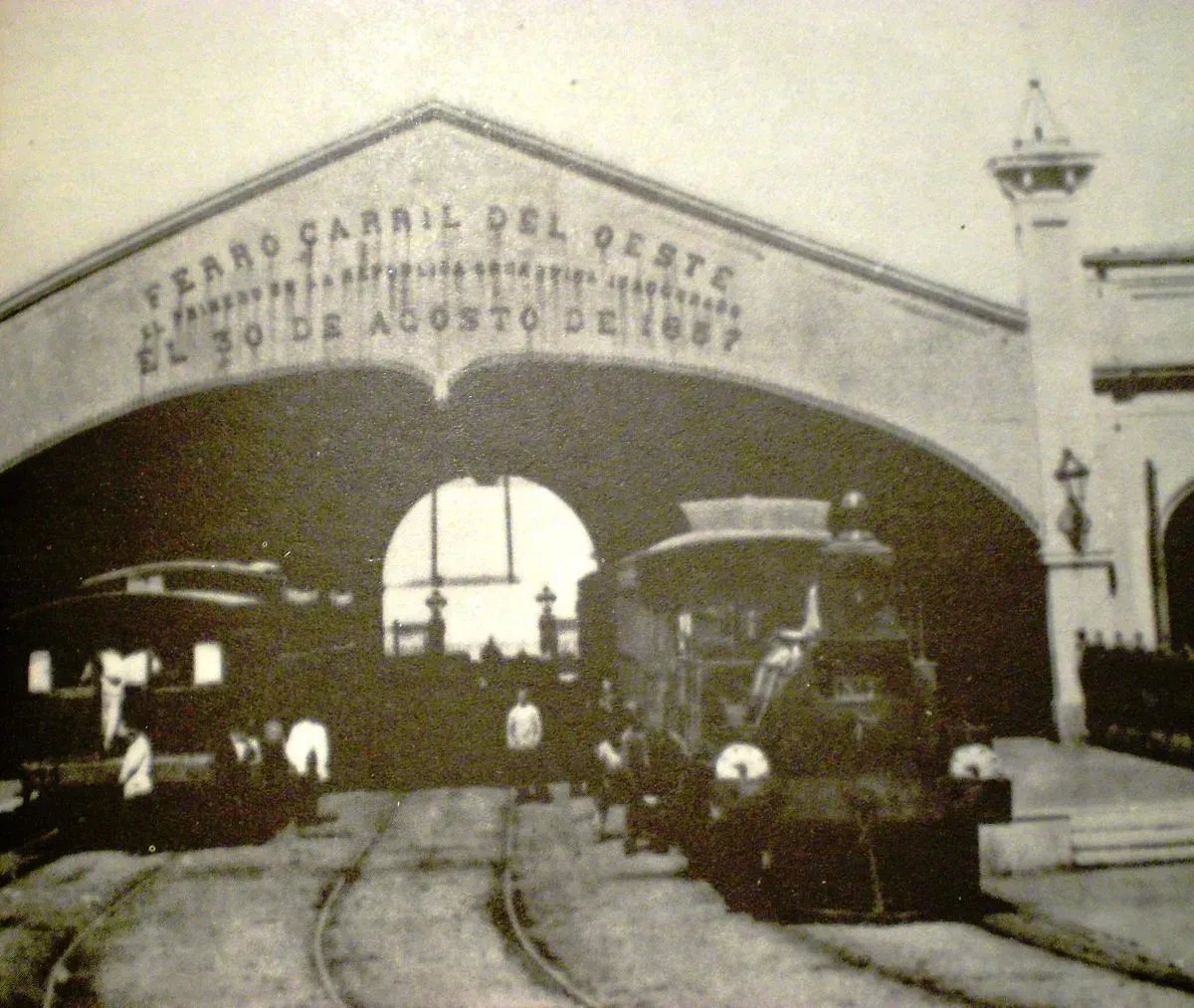 Se cumplen 168 a&ntilde;os del primer viaje del Ferrocarril Oeste.