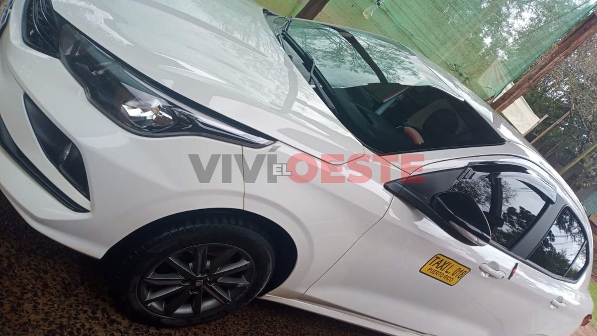 El auto robado en Rafael Castillo