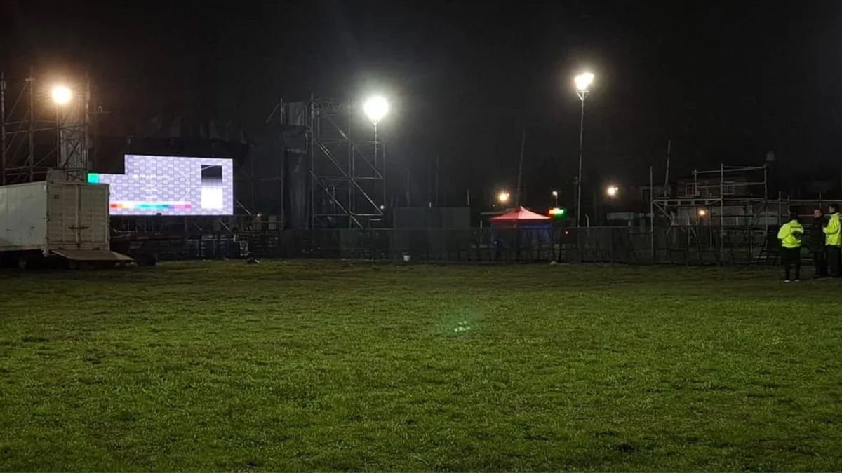 Club Villa &Aacute;ngela en Moreno donde Milei cerrar&aacute; la campa&ntilde;a