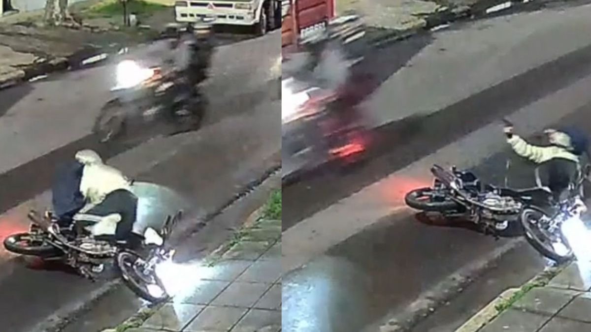 Intento de robo motochorro en San Justo